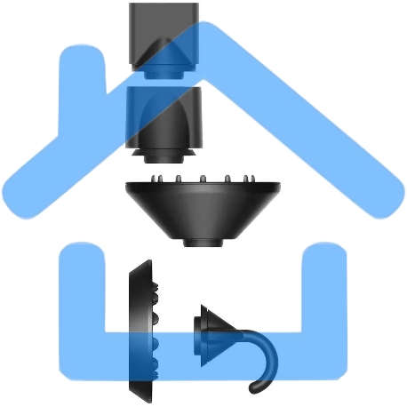 Фен Dyson Supersonic HD08, черный/никель-1