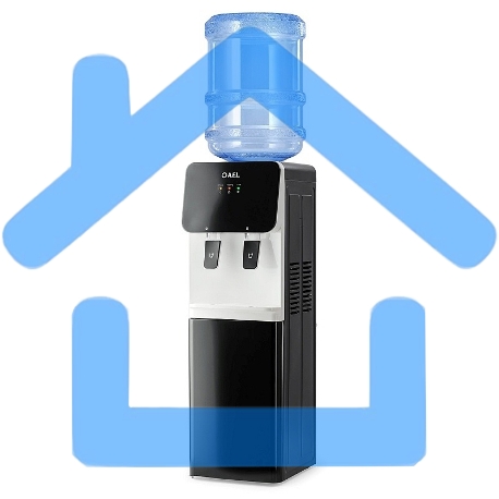 Кулер для воды AEL LD-85C черный