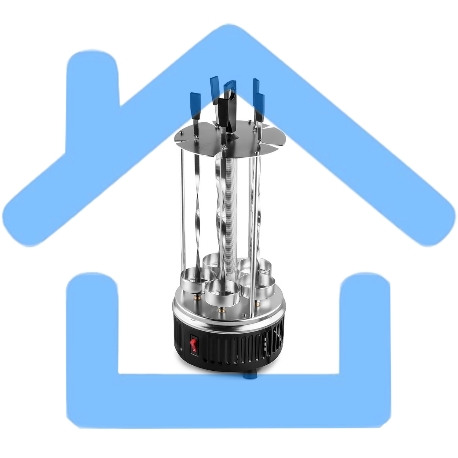 Электрошашлычница BQ BBQ1000 черный/стальной-4