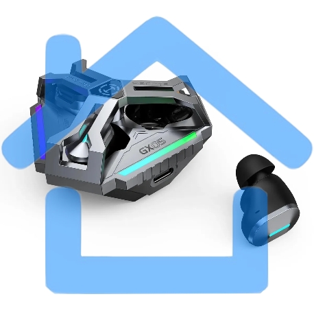 Наушники с микрофоном Edifier GX05 серый вкладыши BT в ушной раковине-6