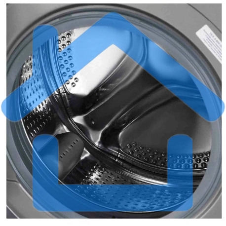 Стиральная машина Beko WSPE7H616S cеребристый, загрузка фронтальная 7,5 кг, 1200 об/мин., класс: А-9