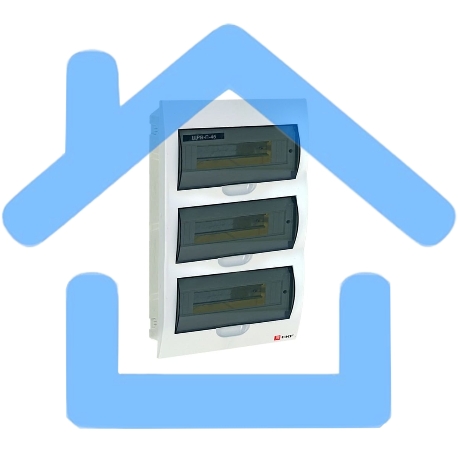 Распределительный встраиваемый щит EKF PROxima ЩРВ-П-45 IP41