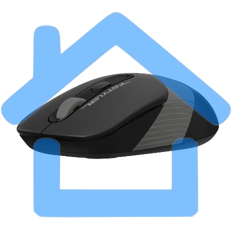 Комплект клавиатура + мышь A4Tech Fstyler FG1010S клав:черный/серый мышь:черный/серый USB беспроводная Multimedia (FG1010S GREY)-6