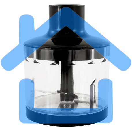 Блендер погружной Starwind SBP2322b 800Вт темно-серый/бирюзовый-5