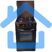 Плита комбинированная Cezaris ПГЭ 1000-13 коричневый, конфорок 4 газовых, духовка 41 л, 50 см x 85 см x 50 см