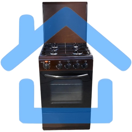 Плита комбинированная Cezaris ПГЭ 1000-13 коричневый, конфорок 4 газовых, духовка 41 л, 50 см x 85 см x 50 см