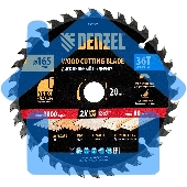 Пильный диск по дереву Denzel ф165 х 20 мм, 36 зубьев 733247