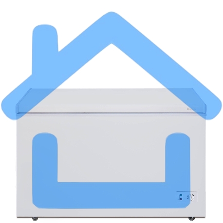 Морозильный ларь Бирюса Б-355KX белый, 330л-3