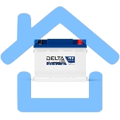 Аккумулятор Delta START MASTER EFB 1268 напряжение 12В, емкость 68А·ч, пусковой ток 700,ДхШхВ: 242x175x190мм, (-   +)