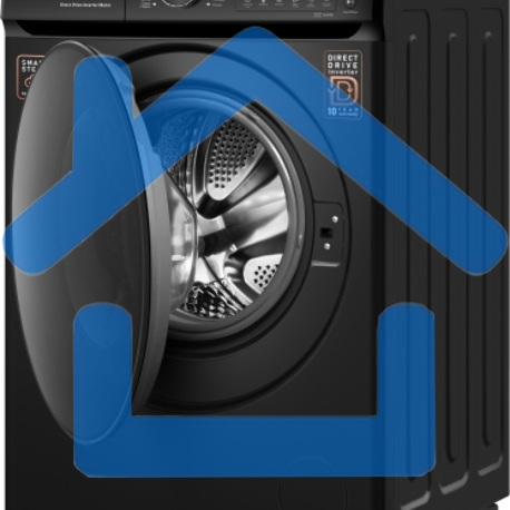 Стиральная машина Weissgauff WM 59411 Direct Drive Inverter Steam Matt Black черная, загрузка фронтальная 11кг, 1400 об/мин., класс: A+++-7