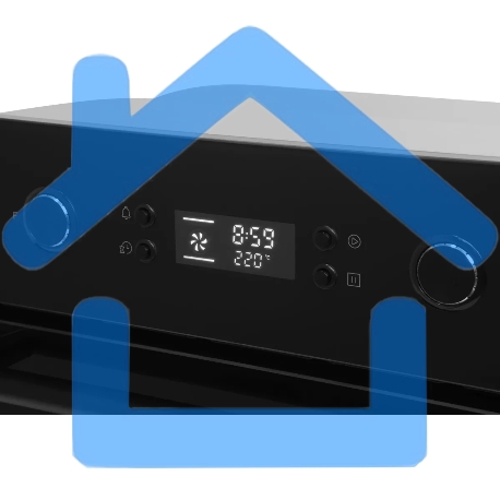 Духовой шкаф Электрический Hyundai HEO 6650 BG черный-2