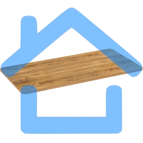 Столешница Cactus CS-TD2-LR 120x60x1.8см дуб антик-1