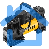 Компрессор автомобильный Denzel AC-75, 12 В, 10 атм., 75 л/мин, LED