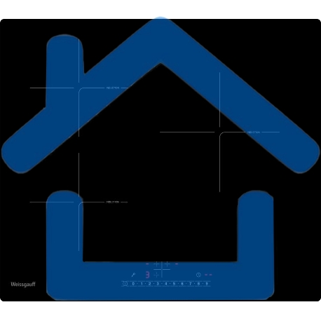 Стеклокерамическая панель Weissgauff HI 630 BSC