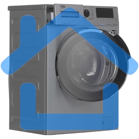 Стиральная машина Beko WSPE7H616S cеребристый, загрузка фронтальная 7,5 кг, 1200 об/мин., класс: А-3
