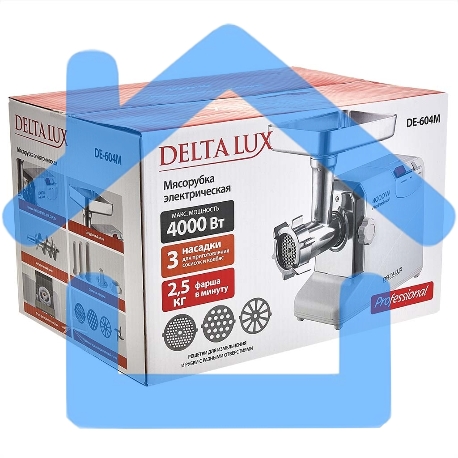 Мясорубка электрическая DELTA LUX DE-604M белый-10