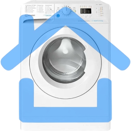 Стиральная машина Indesit BWSA 6109 WWV RU белый, загрузка фронтальная 6 кг, 1000 об/мин, класс: A