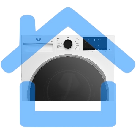 Стиральная машина Beko B3WFR48H2W (7330110001) белый, загрузка фронтальная 6,5 кг, 1200 об/мин., класс: А-3