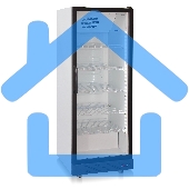 Холодильная витрина Бирюса Б-B500D черный фронт однокамерная 498л