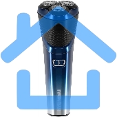 Электробритва роторная Hyundai H-SH8089 реж.эл.:3 питан.:аккум. голубой