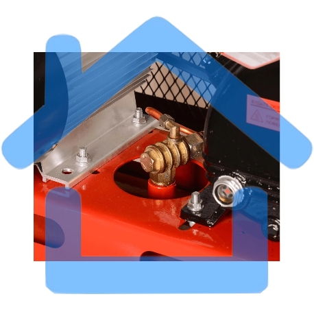 Компрессор поршневой Ресанта КП-100/400Р масляный 400л/мин 100л 2500Вт красный/черный-1