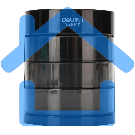 Настольный набор Deli E38253 (12 предметов) пластик, черный-3