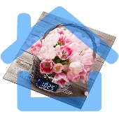 Весы кухонные HOTTEK HT-962-023 розовые тюльпаны