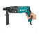 Перфоратор Makita HR2470 патрон:SDS-plus уд.:2.4Дж 780Вт (кейс в комплекте)