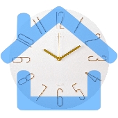 Настенные часы РУБИН 3010-002 классика, белый/золото