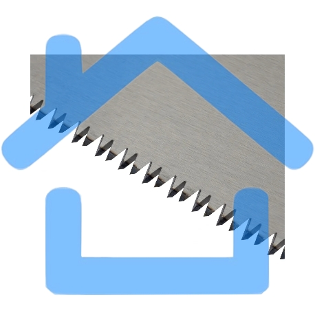 Ножовка по дереву Denzel 400 мм, 9 TPI, зуб 3D, двухкомпонентная рукоятка-3