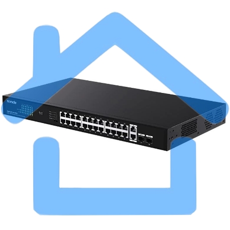 Коммутатор Tenda TEG1128P-24-410W 24PORT