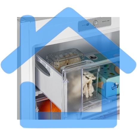 Морозильная камера NordFrost DF 263 WAP белый, 150л, 5 ящиков-5