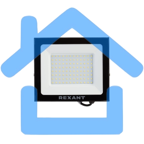 Прожектор светодиодный Rexant 605-005 100 Вт 200–260В IP65 8000 лм 6500 K холодный свет-6