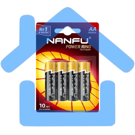 Батарейка Nanfu AA (4шт.) (LR6 4B)
