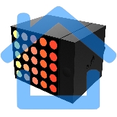 Настольный ARGB светильник Yeelight Cube-Desktop Atmosphere Light-Color Light-Dot Matrix Light Basic Package-WiFi