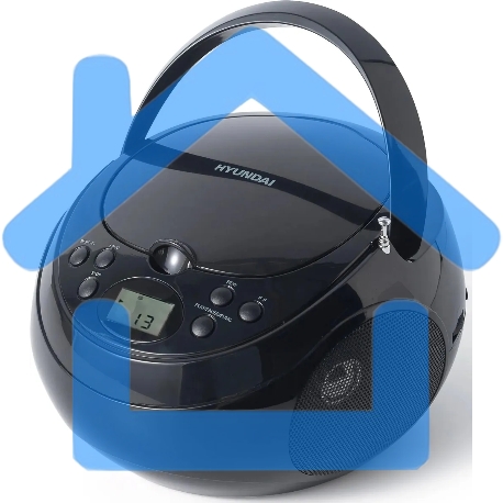 Аудиомагнитола Hyundai H-CD3300 черный 4Вт CD CDRW MP3 FM(dig)