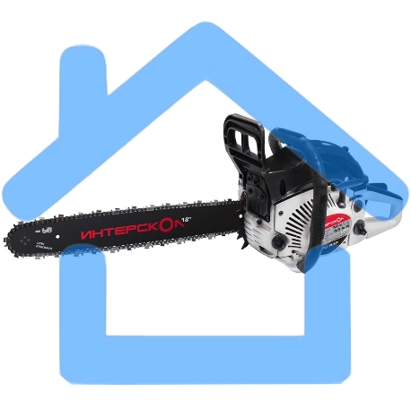 Бензопила Интерскол ПЦБ-18/52Л 2400Вт 3.3л.с. дл.шины:18