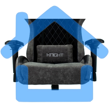 Кресло игровое Бюрократ VIKING 7 KNIGHT B FABRIC черный текстиль/эко.кожа крестовина металл/пластик-41