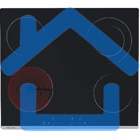Электрическая варочная поверхность Krona LUNA 60 BL/S K черный