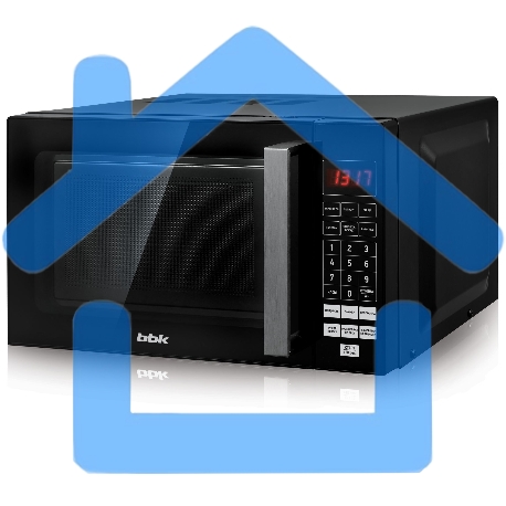 Микроволновая печь BBK 20MWS-779S/B черный, 20 л, 700 Вт, переключатели - сенсор