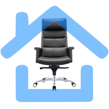 Кресло руководителя Cactus CS-LBK-AMSTERDAM кожа, крестов. алюминий-12