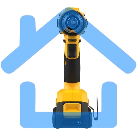 Дрель-шуруповерт Deli DC150, Аккумуляторная, 20В, 2 АКБ, Ударная, Сумка-2