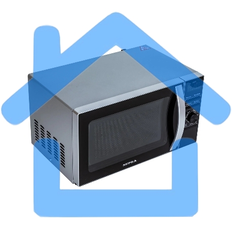 Микроволновая печь SUPRA 20TSG55 серебристый, 20 л, 700 Вт, переключатели - поворотный механизм/кнопки-3
