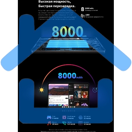 Планшет Teclast T60 8/256Gb серый-31