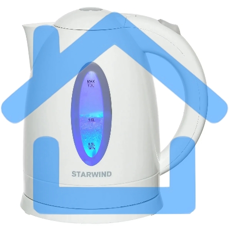 Чайник электрический Starwind SKP2211 1.7л. 2200Вт белый (корпус: пластик)-6
