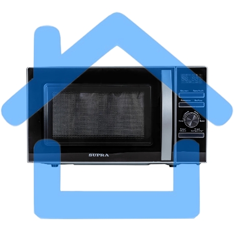 Микроволновая печь SUPRA 20TSG55 серебристый, 20 л, 700 Вт, переключатели - поворотный механизм/кнопки-2