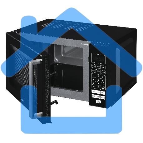 Микроволновая печь BBK 20MWS-779S/B черный, 20 л, 700 Вт, переключатели - сенсор-2