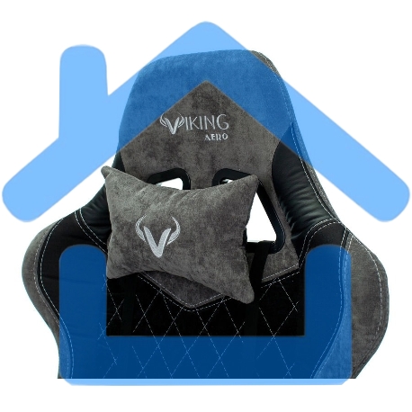 Кресло игровое Бюрократ VIKING 7 KNIGHT B FABRIC черный текстиль/эко.кожа крестовина металл/пластик-37