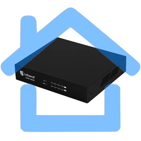 Аудиопроцессор Intrend ITDSP-0404Dv2 цифровой, 4x4 аналоговых входов/выходов, AEC, AFS, ANC, Dante 4x4, USB-B 2x2 на задней панели, PoE, управление по RS232/485, IP