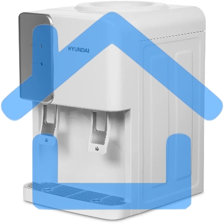 Кулер Hyundai H-WD115E настольный белый-1